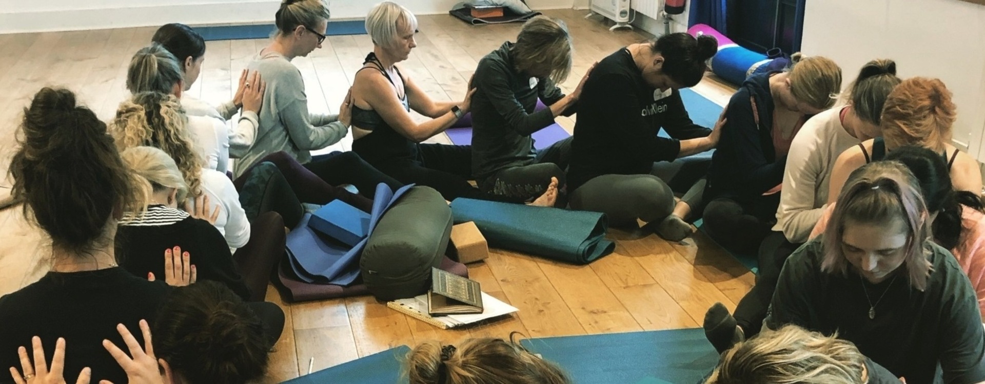 Yoga teacher mentoring with Clare