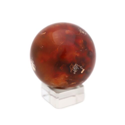 Carnelion Crystal Sphere