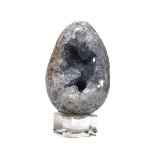 Celestite Egg Geode Crystal