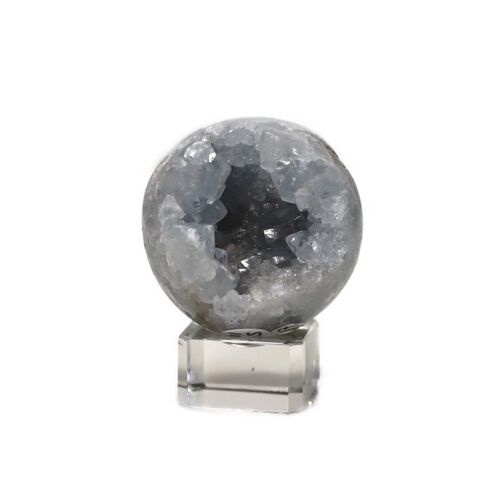 Celestite Sphere Geode Crystal