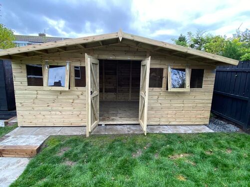 #A002 18x10 Apex Reverse Shed