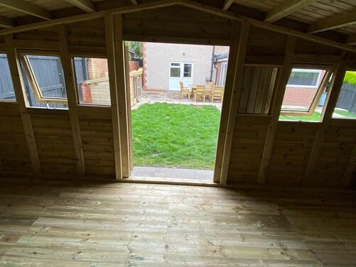 #A002 18x10 Apex Reverse Shed