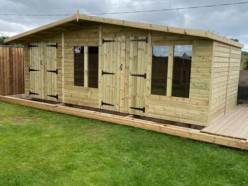 #A005 20x10 Apex Reverse Shed