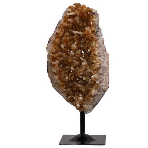 Citrine Free Standing Geode Crystal