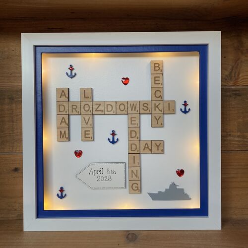 Bespoke Scrabble Word Art