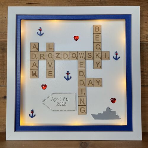 Bespoke Scrabble Word Art