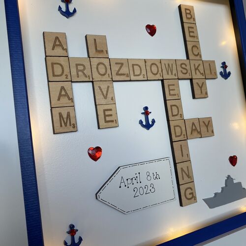 Bespoke Scrabble Word Art
