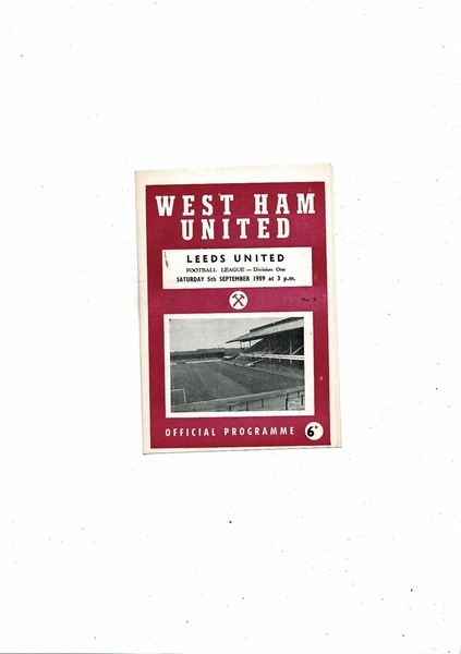 Latest Football Programmes Listed today