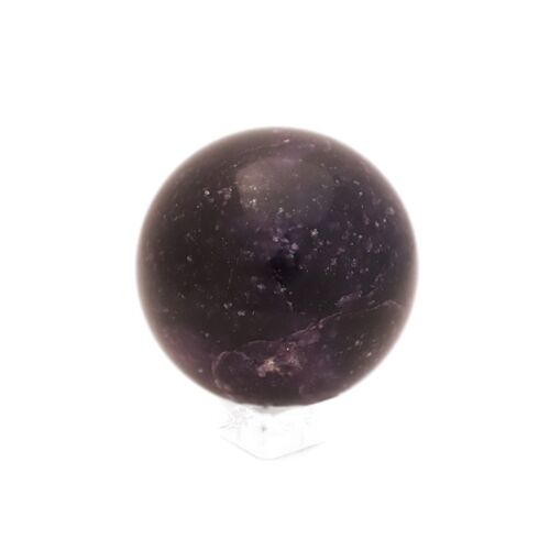 Lepidolite Crystal Sphere