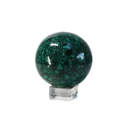 Malachite Crystal Sphere