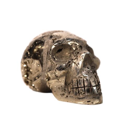 Pyrite Polished Skull Free Form