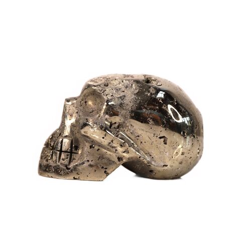 Pyrite Polished Skull Free Form