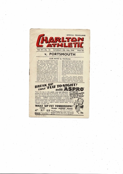 Many more Football Programmes listed today