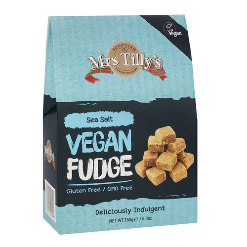 Mrs Tilly’s Vegan Fudge 150g or case of 5 x 150g