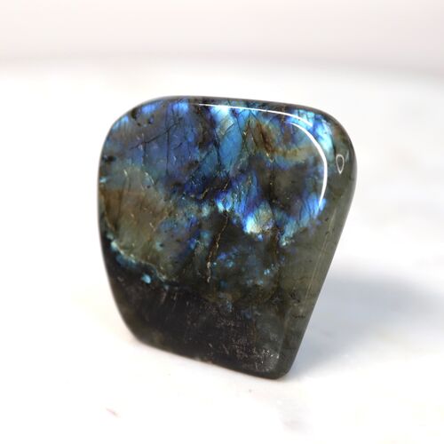 Labradorite, Pyrite & Amethyst Freeform set