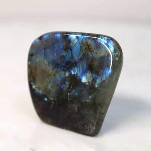 Labradorite, Pyrite & Amethyst Freeform set