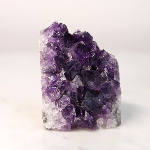 Labradorite, Pyrite & Amethyst Freeform set