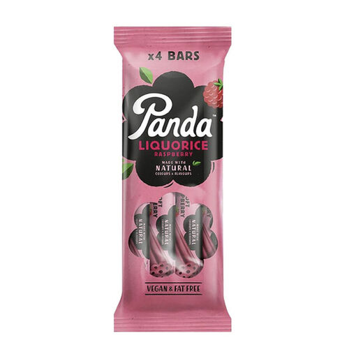 Panda Liquorice Raspberry 4 x 32g Bars