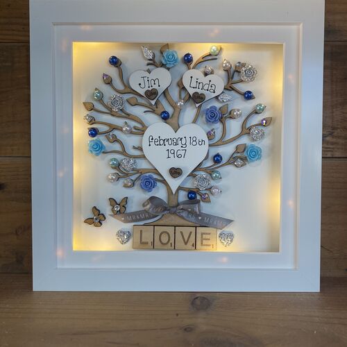 “ Floral love “ wedding frame