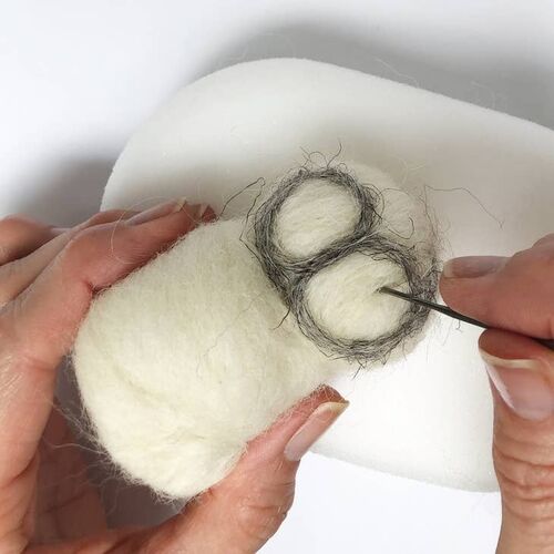 Bergin & Bath Needle Felting Kit - Owl