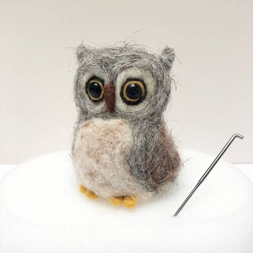 Bergin & Bath Needle Felting Kit - Owl
