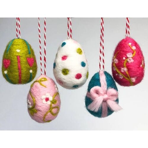 Bergin & Bath Needle Felting Kit - Easter Eggs