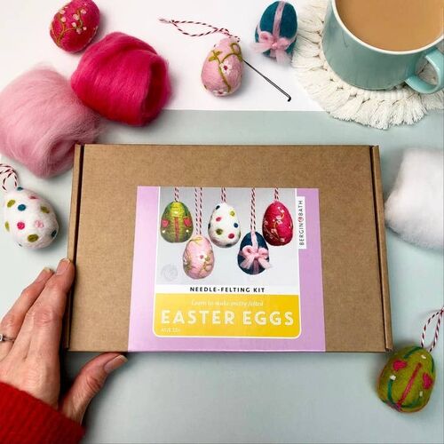 Bergin & Bath Needle Felting Kit - Easter Eggs