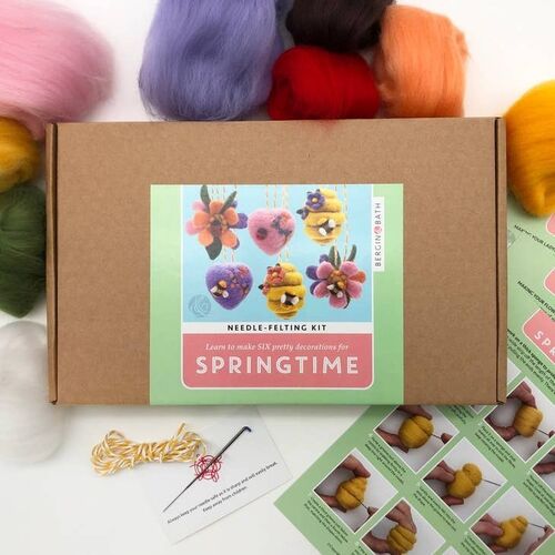 Bergin & Bath Needle Felting Kit - Springtime