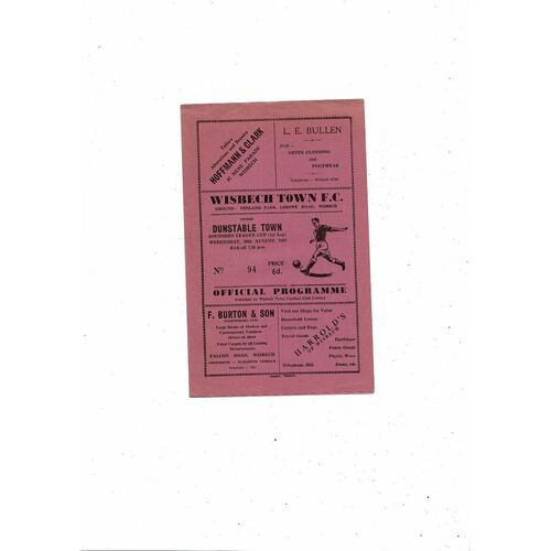 Wisbech Town Football Programme