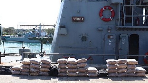 கடற்படையால்  மீட்கப்பட்ட கஞ்சா