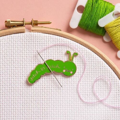 Caterpillar Cross Stitch Caterpillar Needle Minder