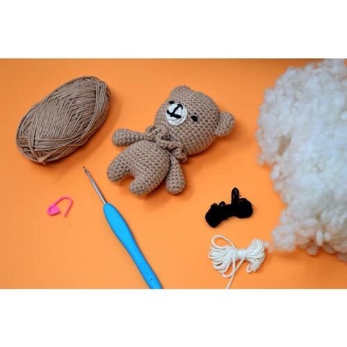 Knitty Critters Pouch Pals - Eddy The Bear