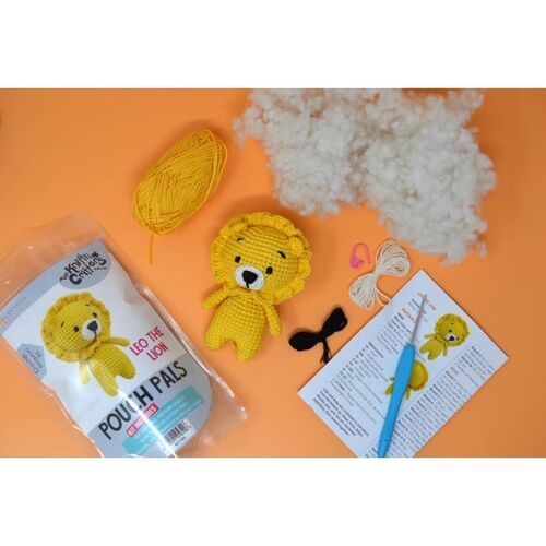 Knitty Critters Pouch Pals - Leo The Lion