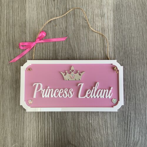PRINCESS Door Plaque