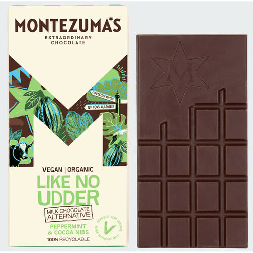 Montezuma’s Like No Udder Peppermint Milk Chocolate Alternative 90g