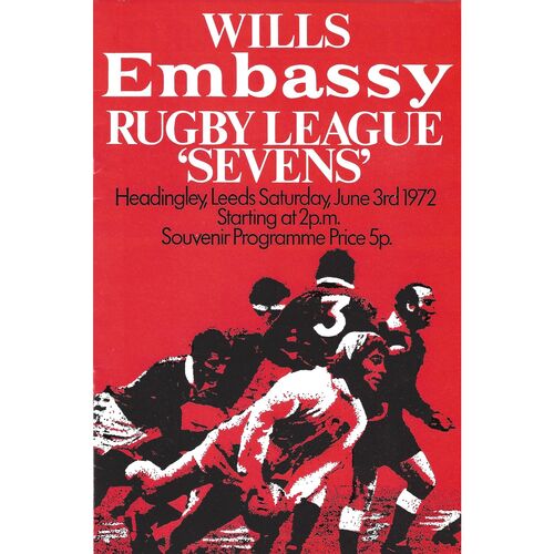 1972 (03/06/1972) Rugby League Sevens Programme