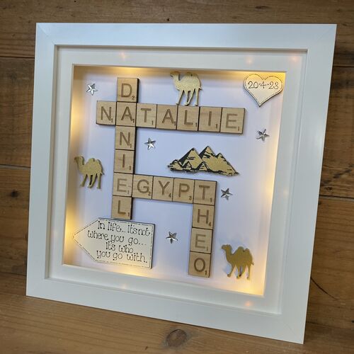 Bespoke Scrabble Word Art
