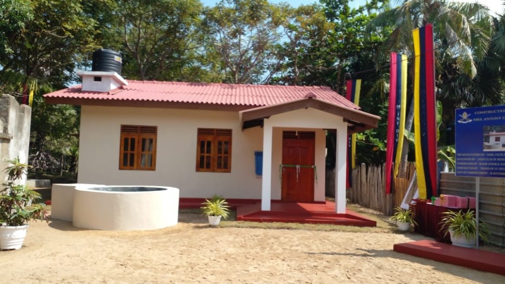 இராணுவத்தால் கட்டிக் கொடுக்கப்பட்ட வீடு