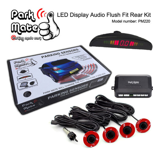 LED Display Flush Fit Rear Parking Sensors Park Mate PM220