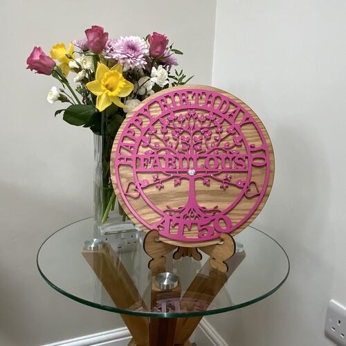 Customised Tree Of Life Birthday Gift | Custom Birthday Present | Tree Of Life Monogram