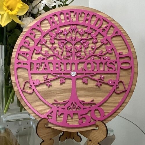 Customised Tree Of Life Birthday Gift | Custom Birthday Present | Tree Of Life Monogram