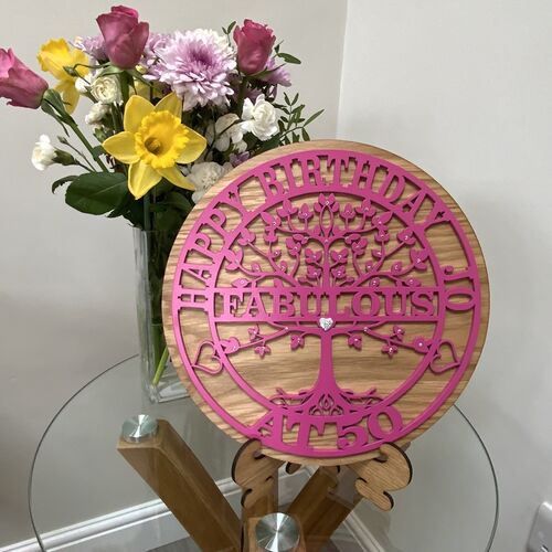 Customised Tree Of Life Birthday Gift | Custom Birthday Present | Tree Of Life Monogram