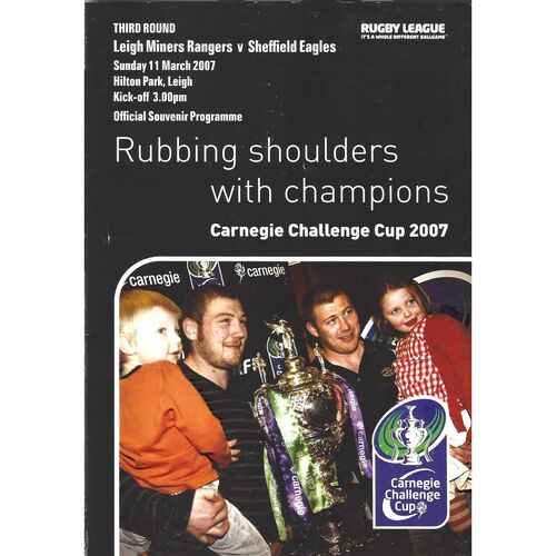 Leigh Miners Welfare/Leigh Miners Rangers Home Rugby League Programmes