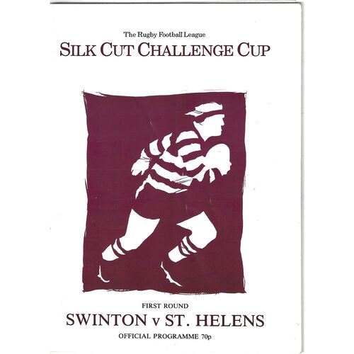 Swinton Home Rugby League Programmes