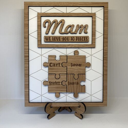 We Love You To Pieces Plaque