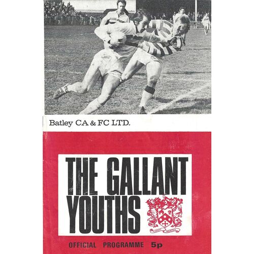 1973/74 Batley v Leeds (08/09/1973) Yorkshire Cup, Second Round Rugby League Programme