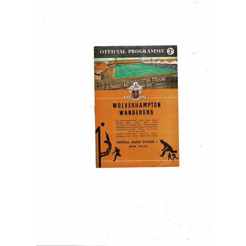 Wolverhampton Wanderers Home Football Programmes