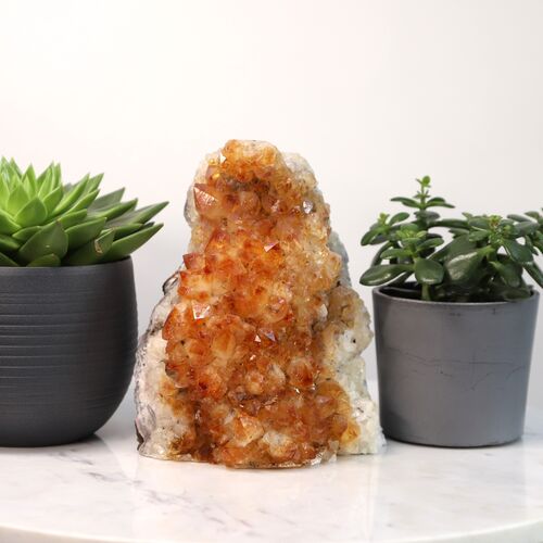 Citrine Geode crystal freeform