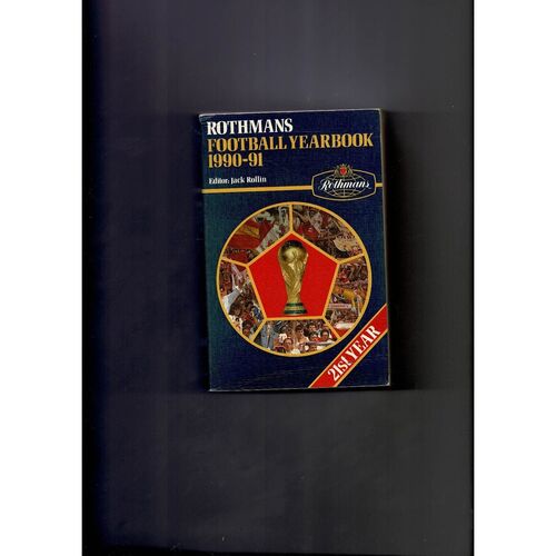 Rothmans Football Yearbook 1990/91 Softback