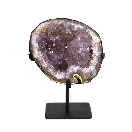Pink Amethyst Geode Pod